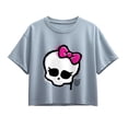 thumbnail image 1 of Monster High - Skull Graffiti Logo - Youth Girls Boxy T-Shirt, 1 of 4