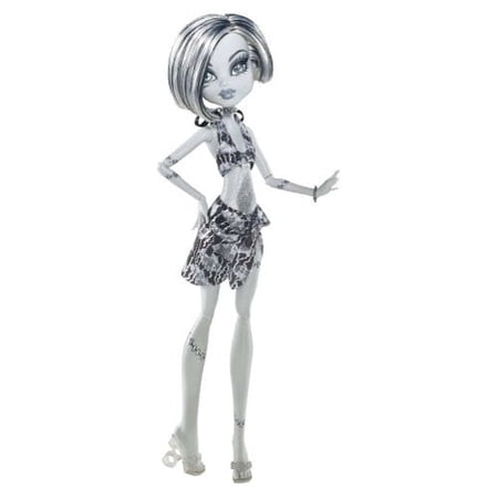 Monster High Skull Shores Black and White Frankie Stein Doll 2011 Mattel X0593