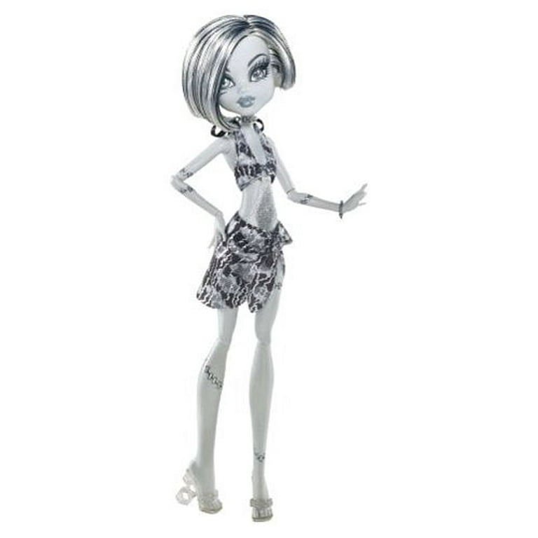 Monster High Skull Shores Black and White Frankie Stein Doll 2011