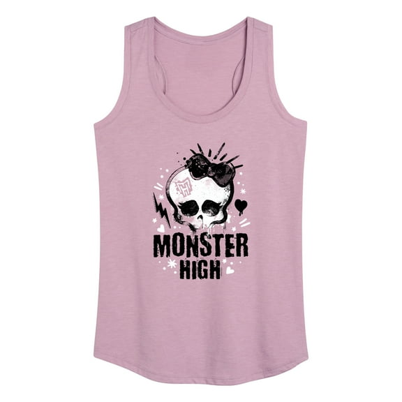 Monster High - Skullette Punk Logo - Women's Racerback Tank Top
