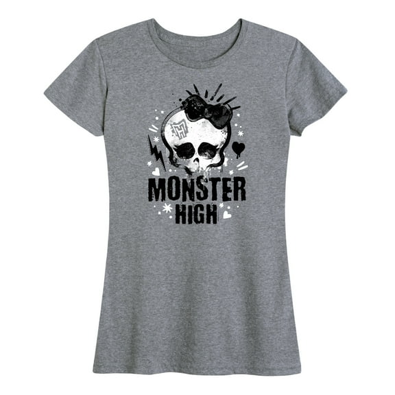 Monster High - Skullette Punk Logo - Women's Short Sleeve Graphic T-Shirt