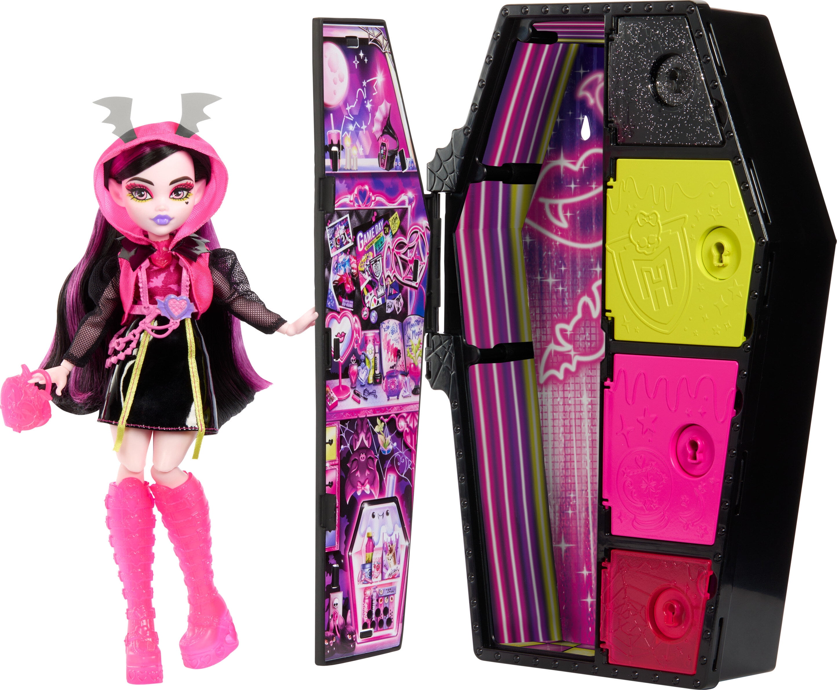 Monster High Skulltimate Secrets: Neon Frights Draculaura Fashion