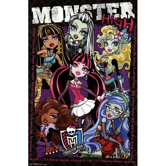 Monster High Spirit 24" x 36" Framed Poster