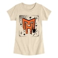 thumbnail image 1 of Monster High - Spooky Logo Alumni Girls' Fitted Short Sleeve Graphic T-Shirt, 1 of 4