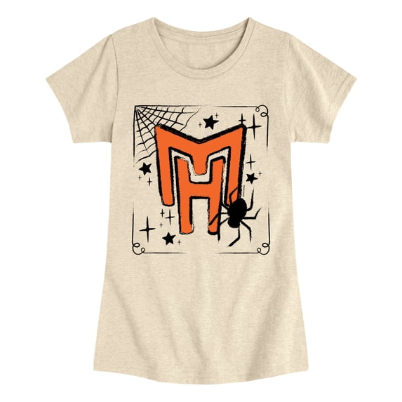 Monster High - Spooky Logo Alumni Girls' Fitted Short Sleeve Graphic T-Shirt