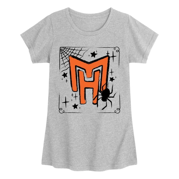 Monster High - Spooky Logo Alumni Girls' Fitted Short Sleeve Graphic T-Shirt