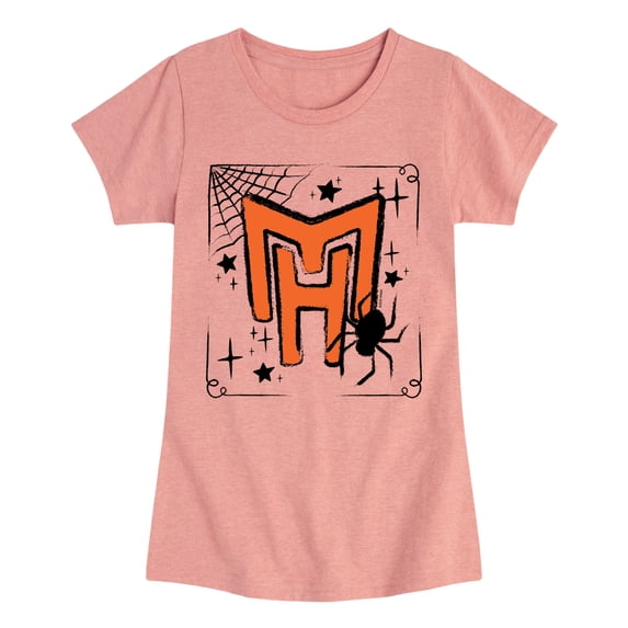 Monster High - Spooky Logo Alumni Girls' Fitted Short Sleeve Graphic T-Shirt