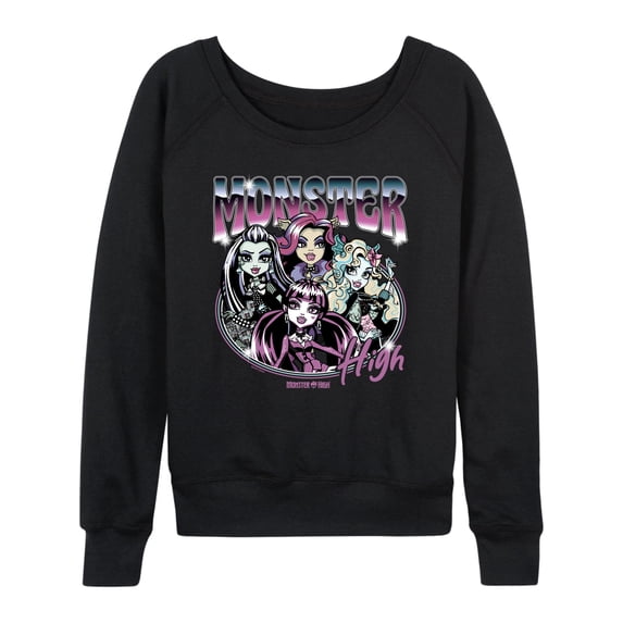 Monster High - Squad Photo - Women's French Terry Long Sleeve Pullover