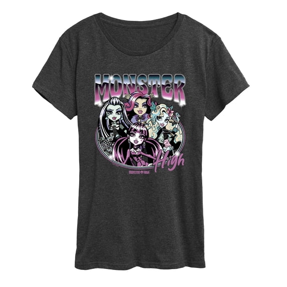 Monster High - Squad Photo Women's Short Sleeve Graphic T-Shirt