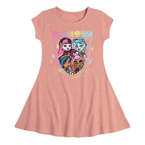 Monster High Student - Toddler And Youth Girls Fit And Flare Dress
