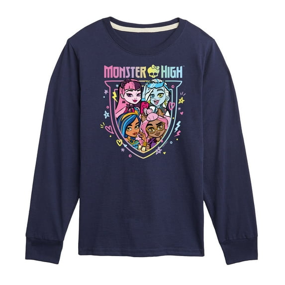 Monster High Student - Toddler And Youth Long Sleeve Graphic T-Shirt