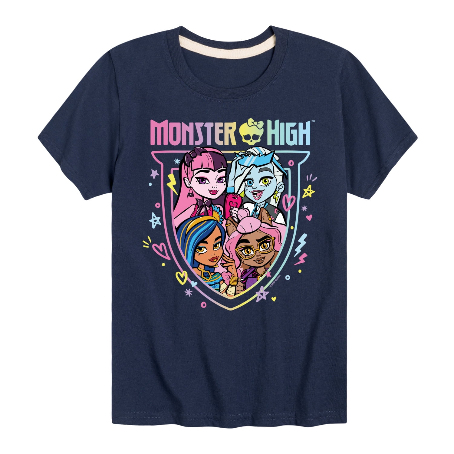 Monster High Student - Toddler And Youth Short Sleeve Graphic T-Shirt ...