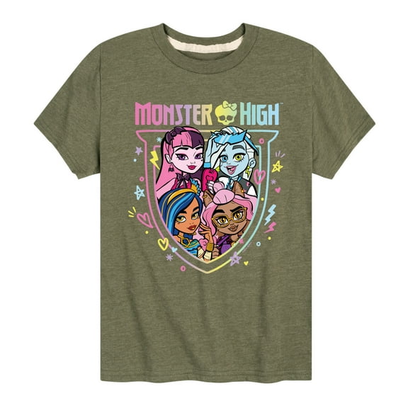Monster High Student - Toddler And Youth Short Sleeve Graphic T-Shirt
