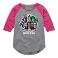thumbnail image 1 of Monster High Students - Toddler And Youth Girls Raglan Graphic T-Shirt, 1 of 1