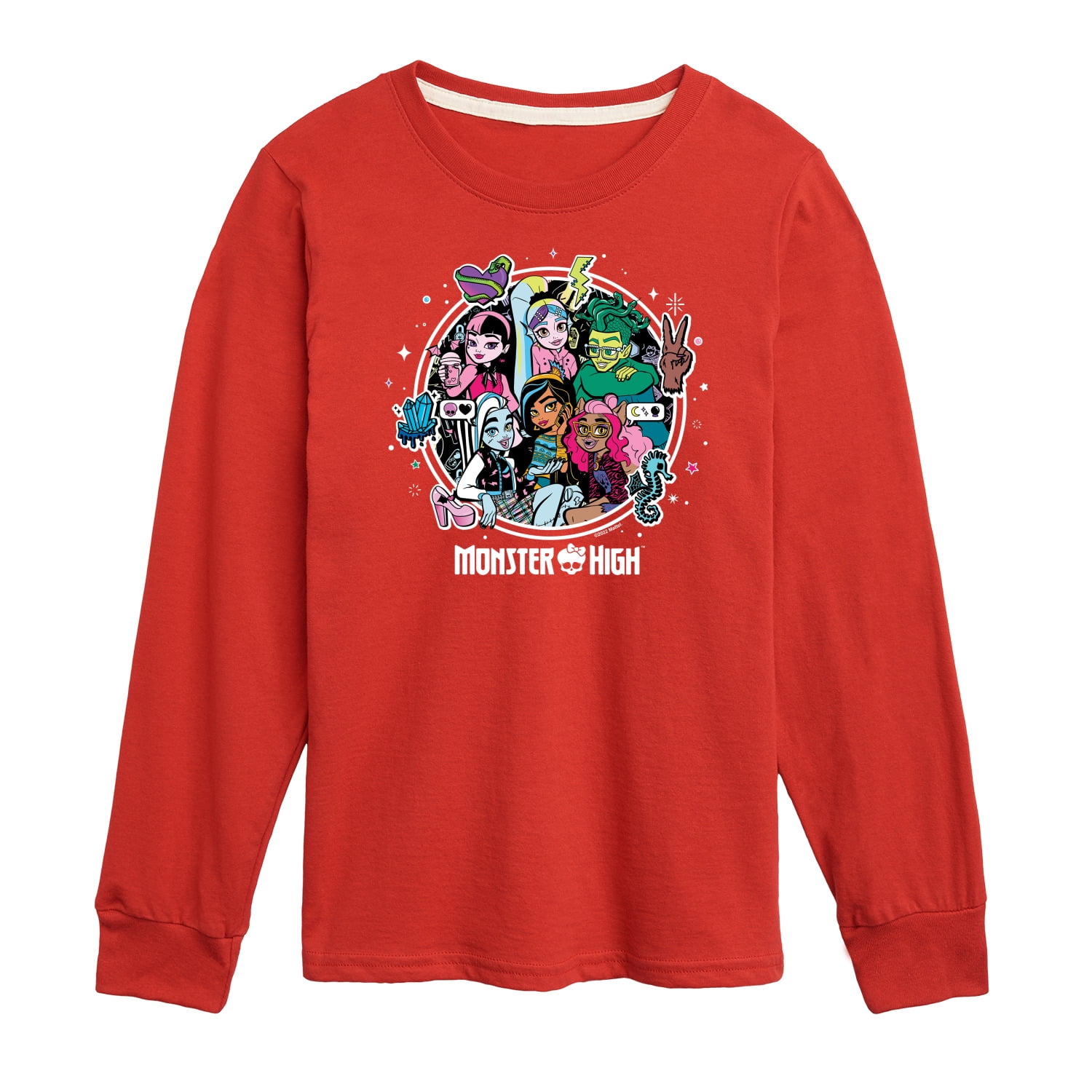 Monster High Students - Toddler And Youth Long Sleeve Graphic T-Shirt