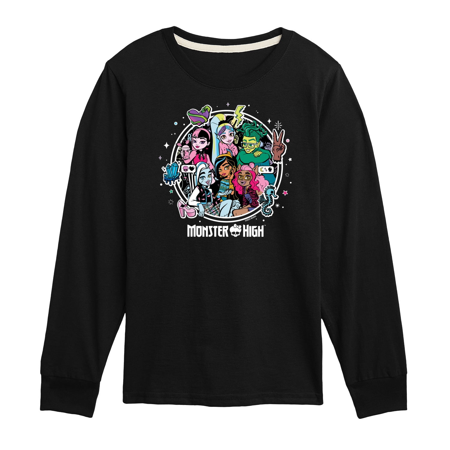 Monster High Students - Toddler And Youth Long Sleeve Graphic T-Shirt