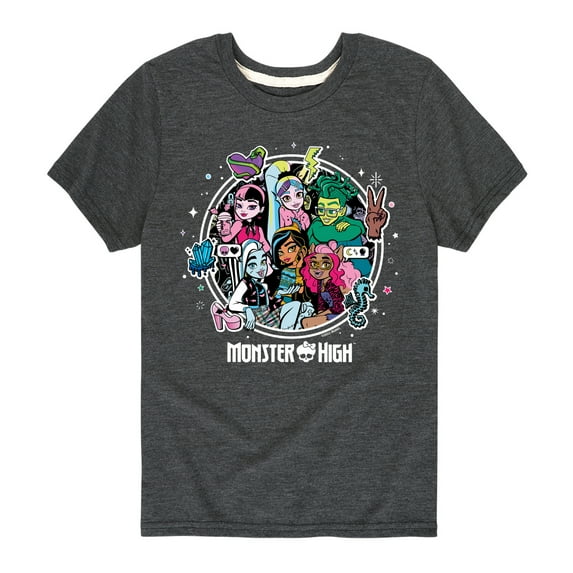 Monster High Students - Toddler And Youth Short Sleeve Graphic T-Shirt