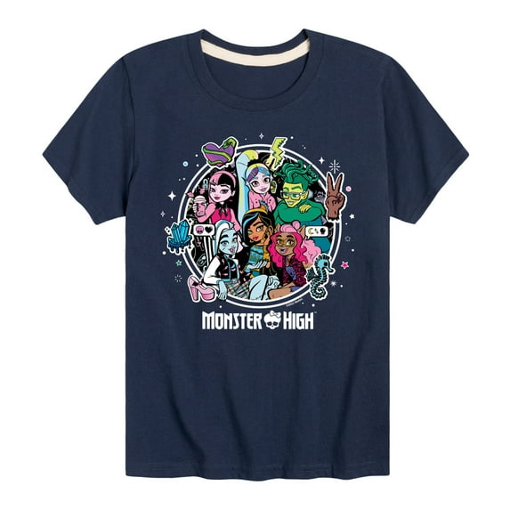 Monster High Students - Toddler And Youth Short Sleeve Graphic T-Shirt