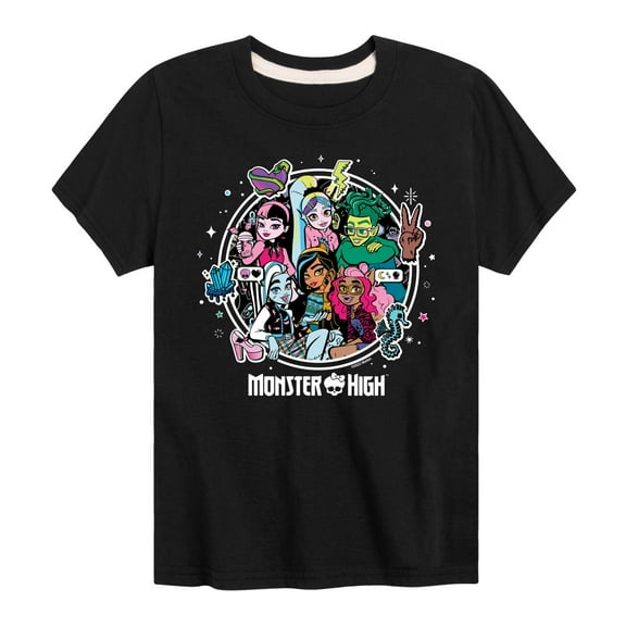 Monster High Students - Toddler And Youth Short Sleeve Graphic T-Shirt