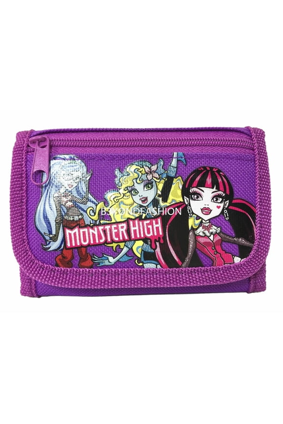 Monster High Tri-fold Canvas Wallet