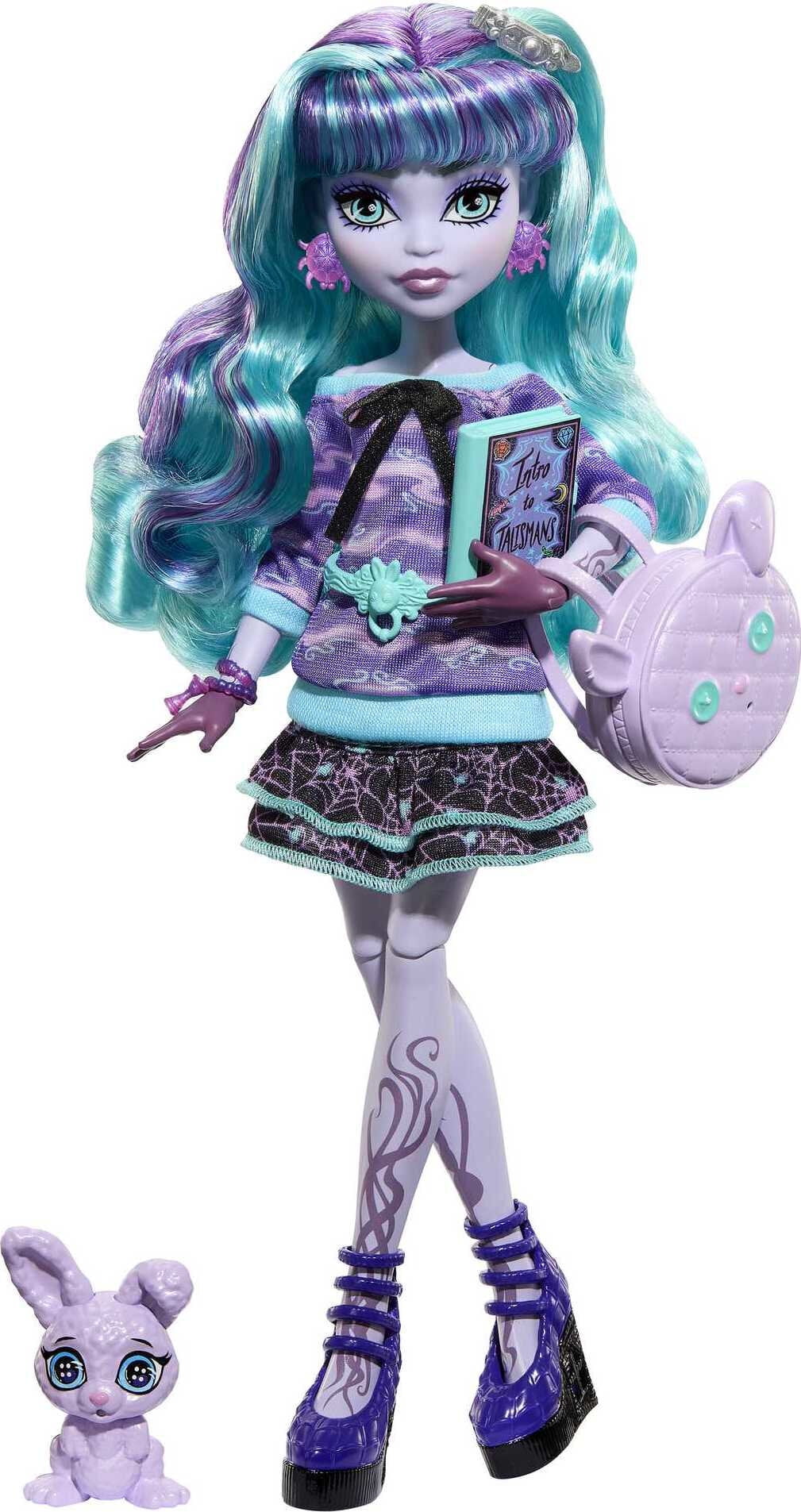 Poupée Monster High Electrisant : Twyla Mattel en multicolore