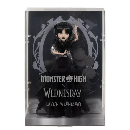 Monster High Wednesday Rave N Dance Doll and Paint It Fashion Pack