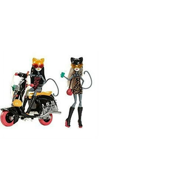 Monster High Werecats Sisters and Scooter