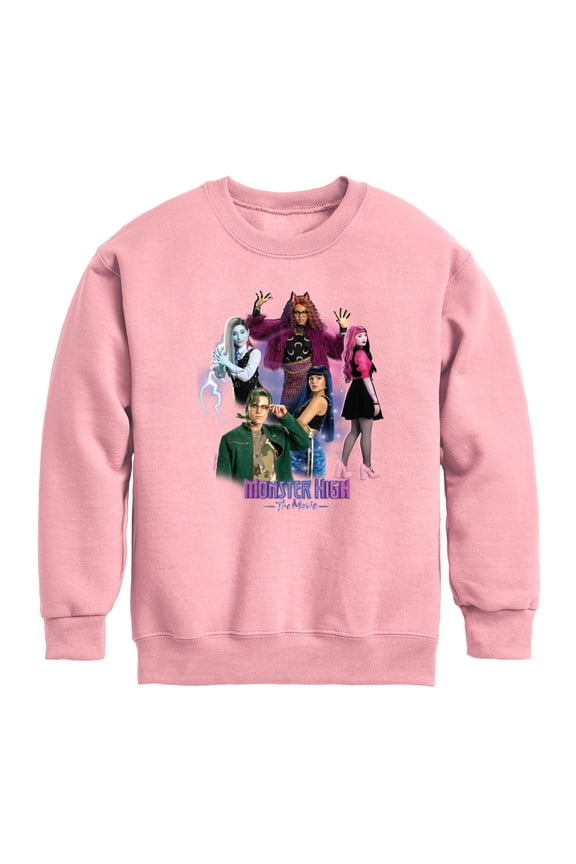 - Toddler And Youth Crewneck Fleece Sweatshirt Graphic Long Sleeve Fleece Sweatshirt
