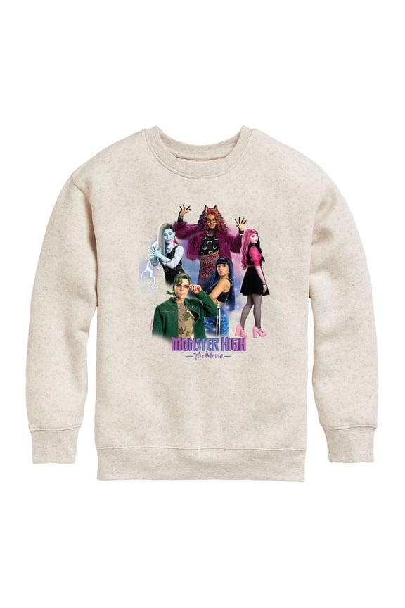 - Toddler And Youth Crewneck Fleece Sweatshirt Graphic Long Sleeve Fleece Sweatshirt