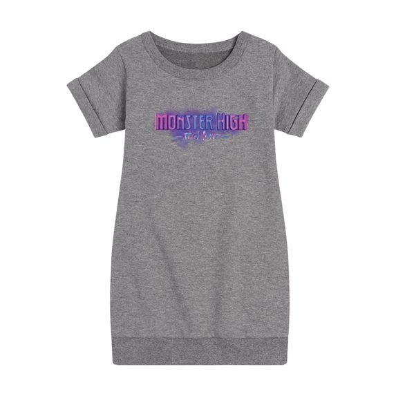 Monster High the Movie Logo - Toddler And Youth Girls Fleece Dress