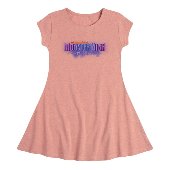 Monster High the Movie - Nick Logo - Toddler And Youth Girls Fit And Flare Dress