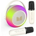 thumbnail image 1 of Monster MS62112 Hotshot Plus Portable Bluetooth Speakers, Mini Karaoke Machine, S15-White, 1 of 8