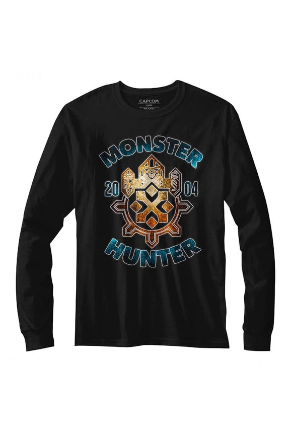 Monster Hunter Black Adult Long Sleeve T-Shirt