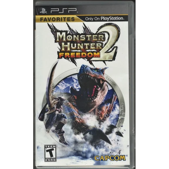 Monster Hunter Freedom 2 (Favorites) PSP (Brand New Factory Sealed ) S