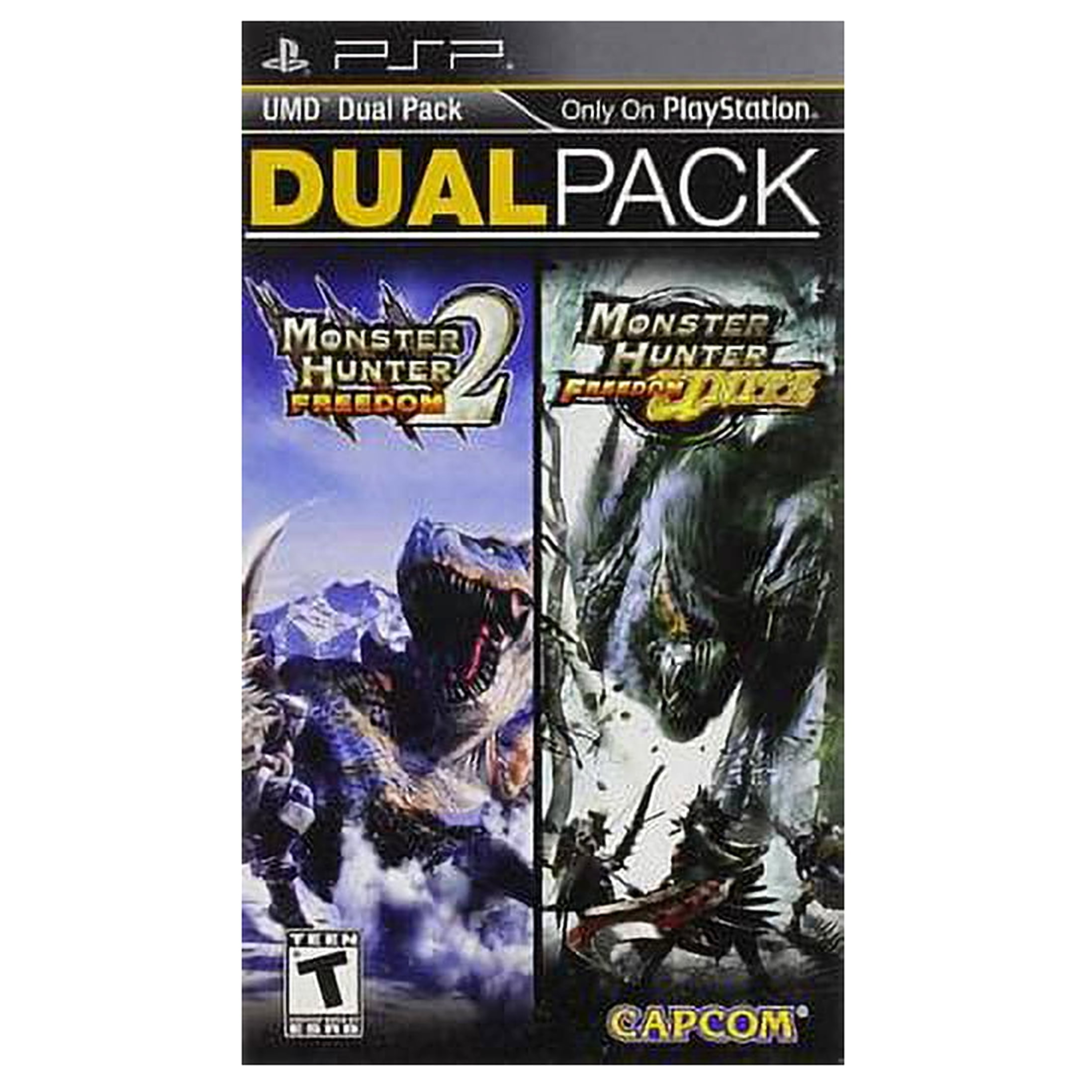 Monster Hunter Freedom 2 and Freedom Unite Dual Pack PSP - Walmart.com