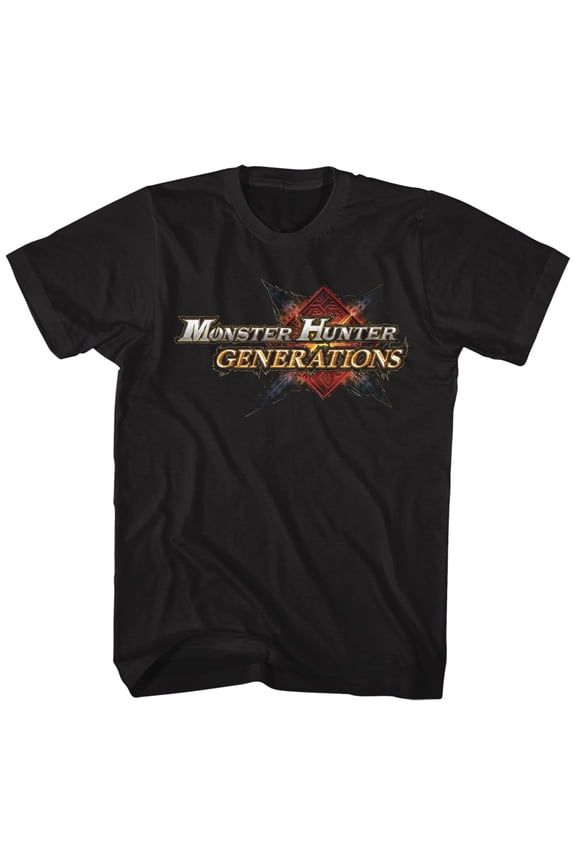 Monster Hunter Generations Black Adult T-Shirt