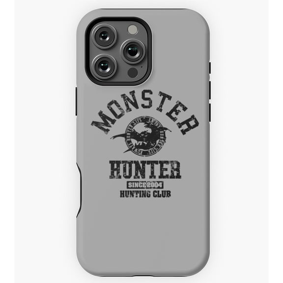 Monster Hunter Hunting Club GA8579 Phone Case for iPhone 11 to 17 Pro Max