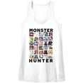 thumbnail image 1 of Monster Hunter Let's Hunt White Women's Racerback Tank Top, 1 of 2