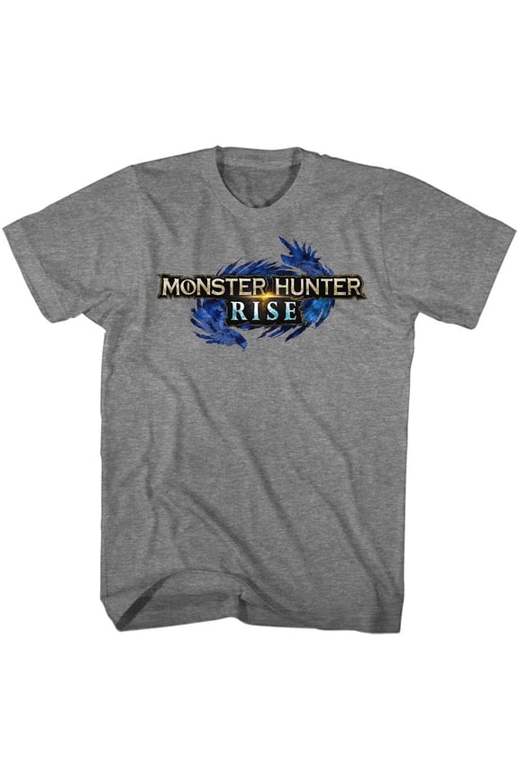 Monster Hunter MH Rise Logo Graphite Heather T-Shirt