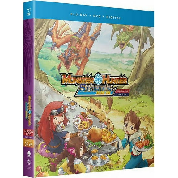 Monster Hunter Stories Ride On: Season One Part Four (Blu-ray + DVD + Digital Copy), Funimation Prod, Anime
