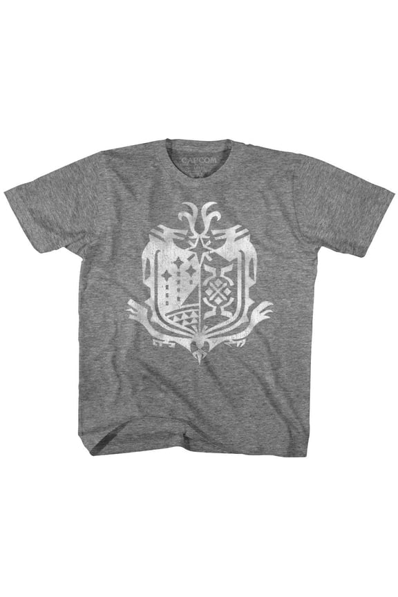 Monster Hunter Weathered World Emblem Graphite Toddler T-Shirt