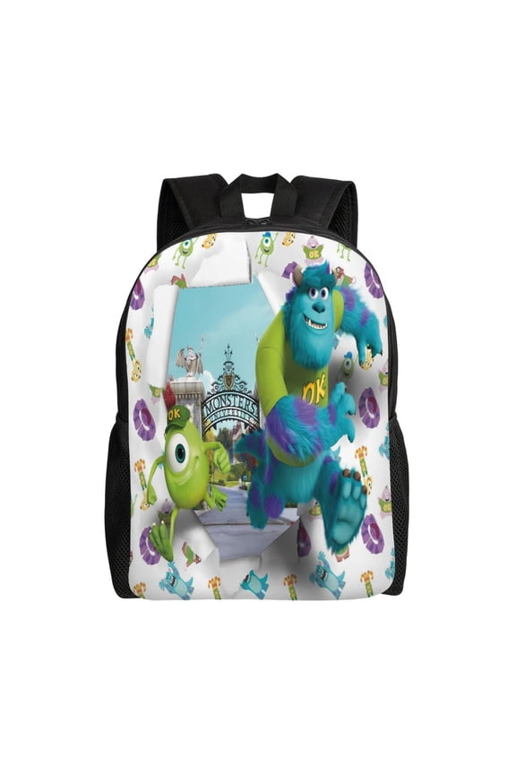 Cartoon 3d Printed Backpack Character Kawaii Backpacks Lightweight Large Capacity Casual Travel Backpack Laptop Bag Gifts