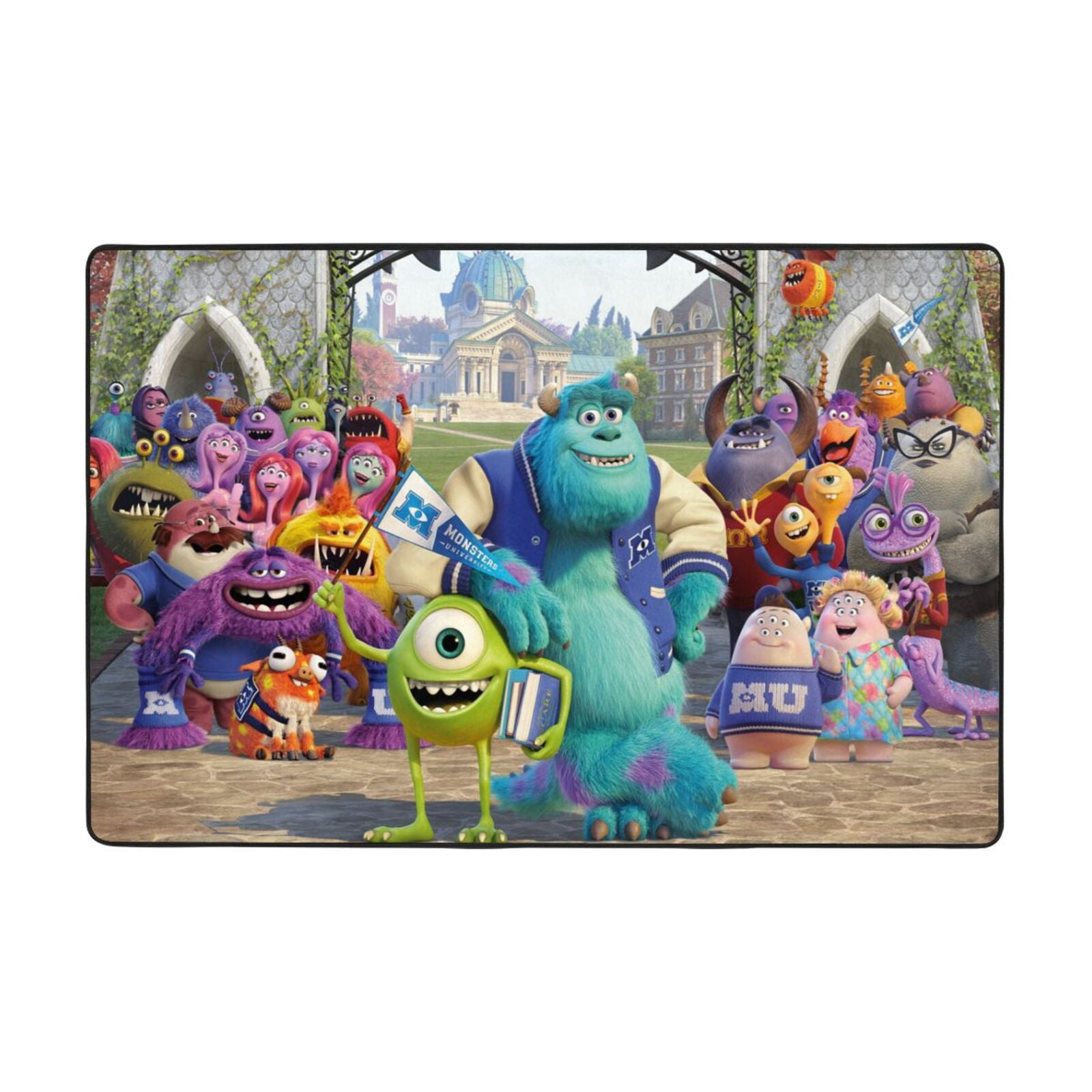 Monster Ink Rug Monster Inc Area Rug Cartoon Carpet for Bedroom Livingroom Children ...