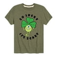 thumbnail image 1 of Monster Inc - So Lucky Its Scary - Toddler And Youth Short Sleeve Graphic T-Shirt, 1 of 4