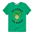 thumbnail image 1 of Monster Inc - So Lucky Its Scary - Toddler And Youth Short Sleeve Graphic T-Shirt, 1 of 4