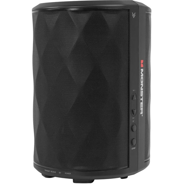 Monster Indoor / Outdoor Wireless Speaker 40W High Performance Indoor/Outdoor Bluetooth Speakers, EZ-Play (Expandable up to 8 Speakers), Water Resistant, and Wall Mountable (Two Speakers Included)