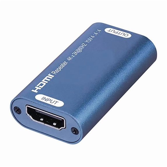 Monster JHIU0068 Just Hook It Up HDMI Repeater Adapter, Black, 4/Pk