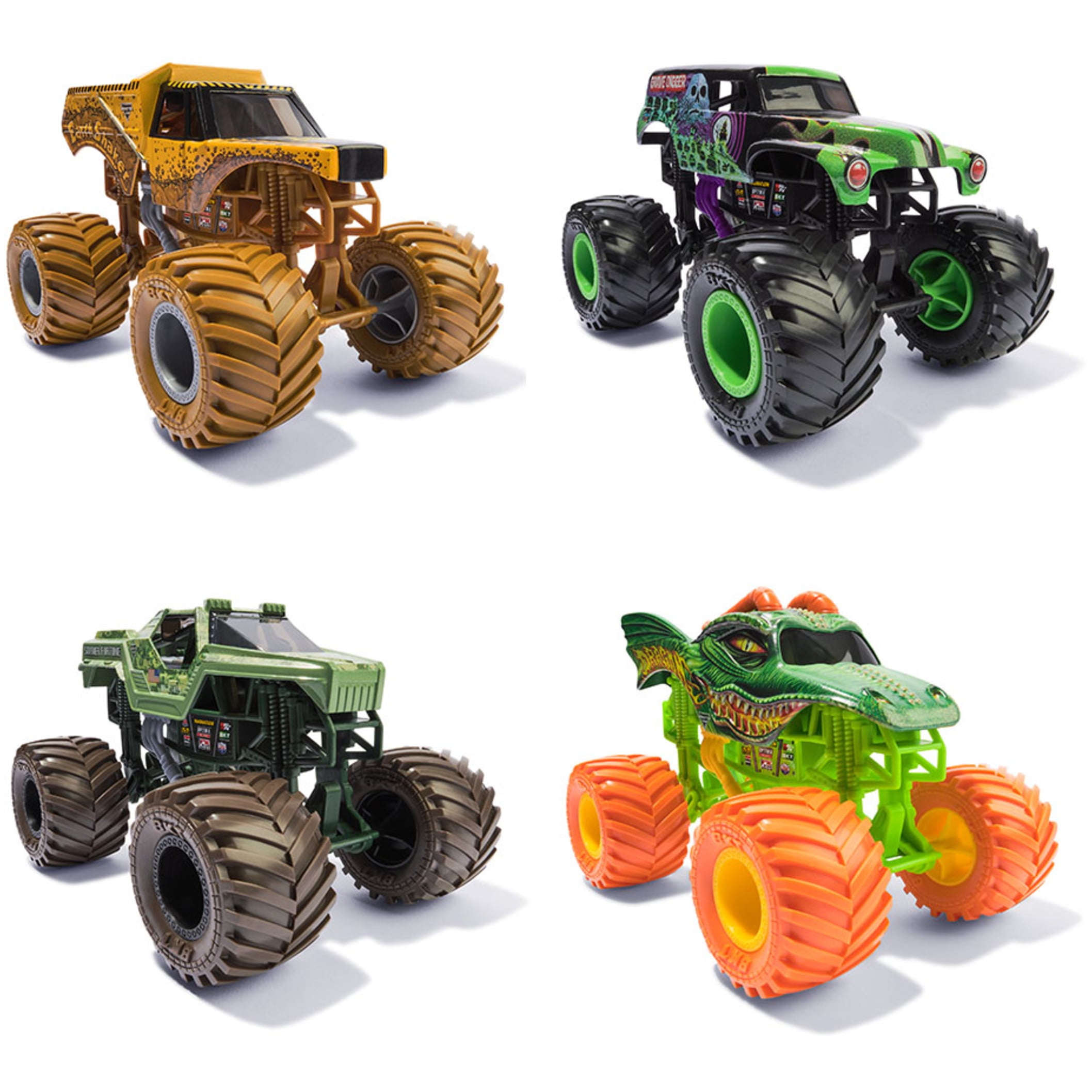 Monster Jam 1:24 Die-Cast Monster Truck - Walmart.com