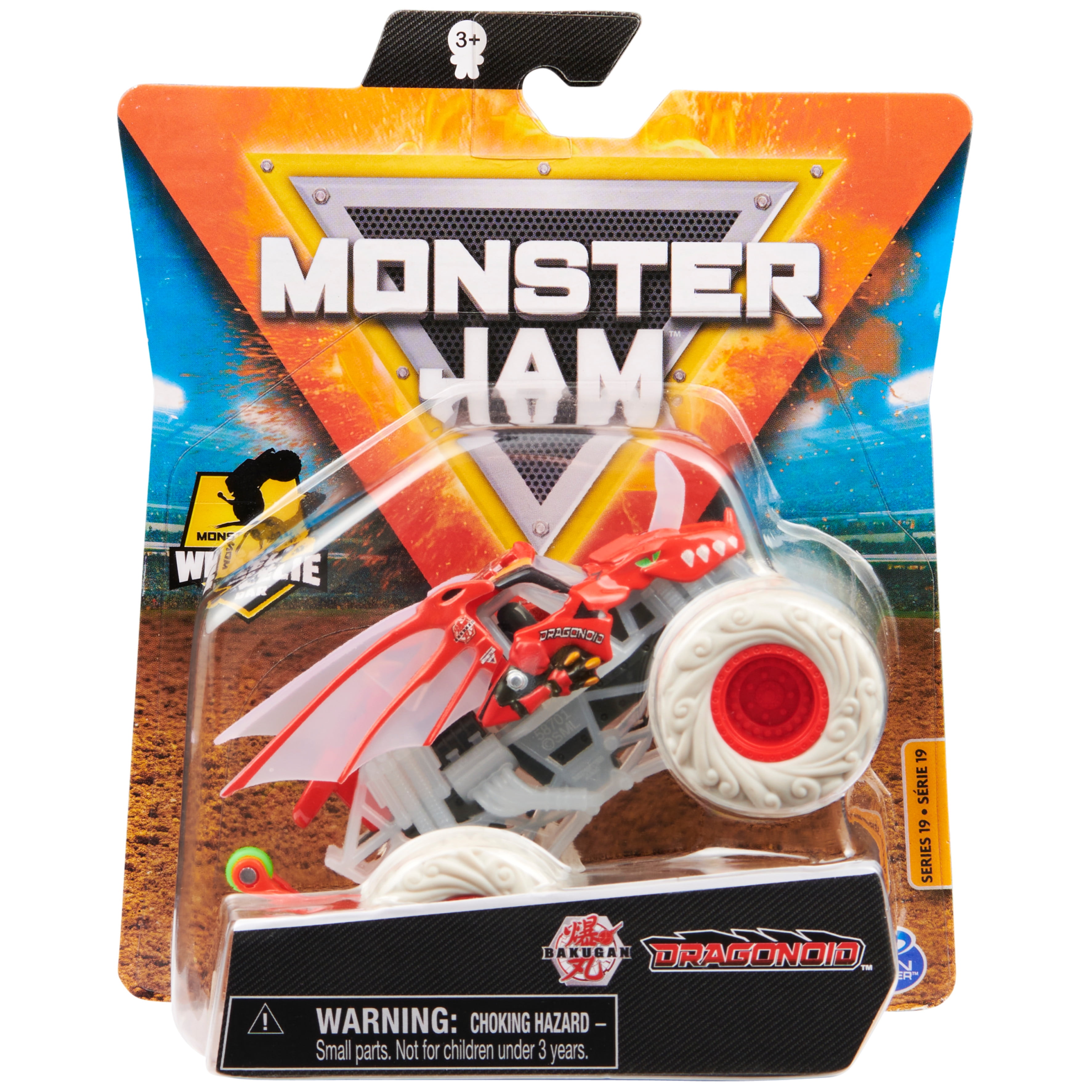 Monster Jam 1:64 Dragonoid Monster Truck, Elemental Trucks Series