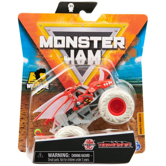 Monster Jam 1:64 Dragonoid Monster Truck, Elemental Trucks Series